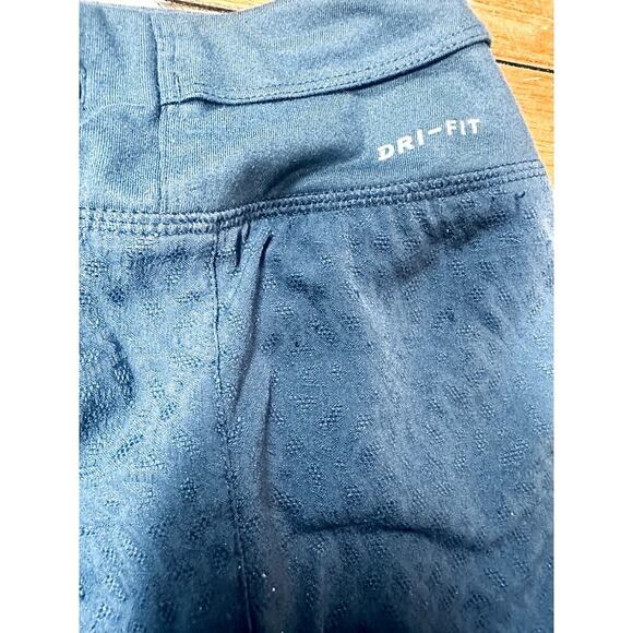 Nike Dri-Fit Navy Royal Blue Jacquard 2 in 1 Running Shorts Size S - Picture 3 of 6